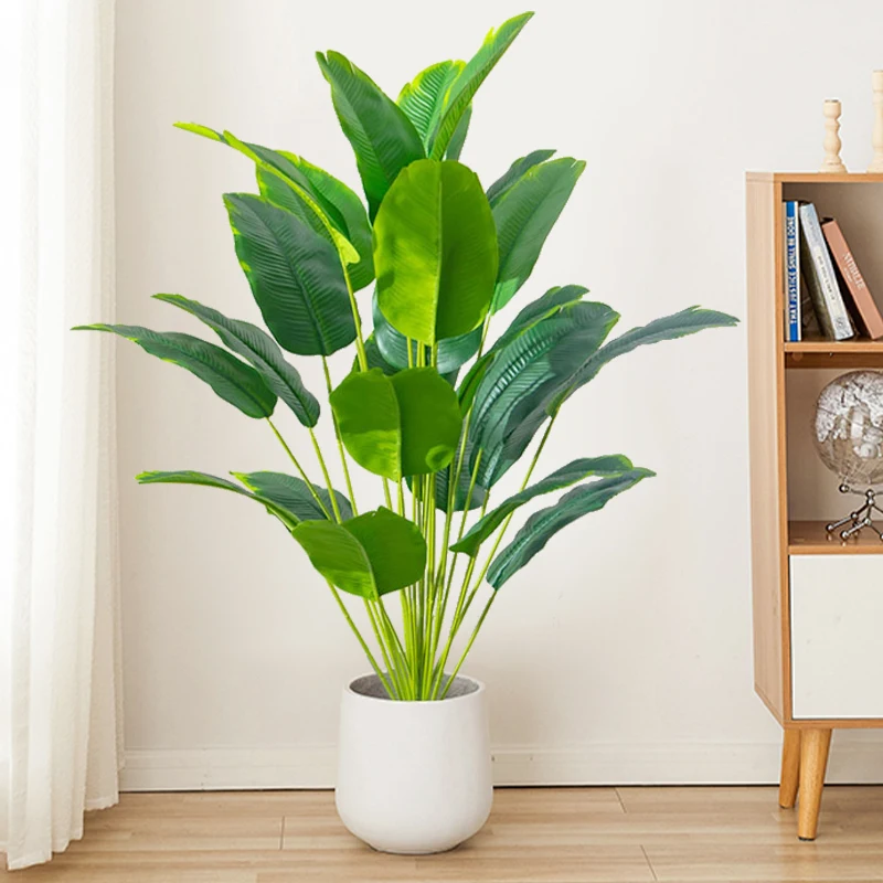 Ficus Lyrata Tree - 1pc Artificial Plants Large Tropical Palm