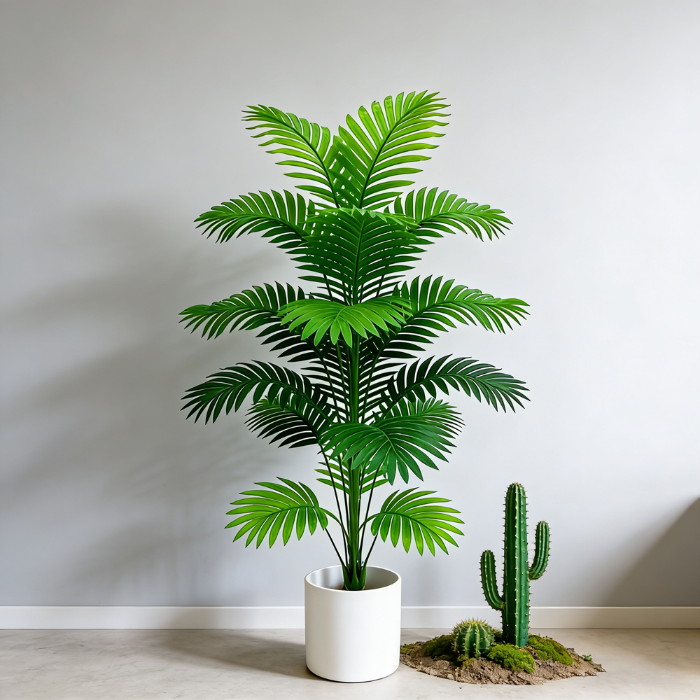 60-80cm Tall Artificial Palm T - Ficus Lyrata Tree ulasan dan harga